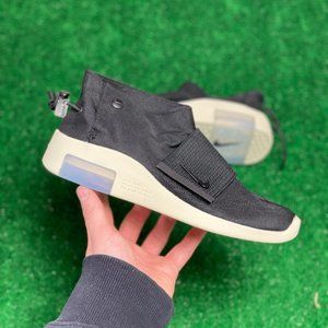 Nike Air Fear Of God Moccasin Mens Shoes Black Fossil AT8086-002 NEW Size 4